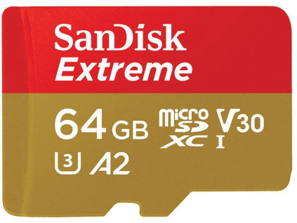 sandisk extreme microsdxc 64gb 170mb s adapter ien444081