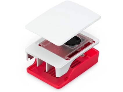 raspberry case original bila ruzova pro pi 5 ien507155