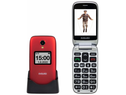 evolveo easyphone fs cervena barva ien508628