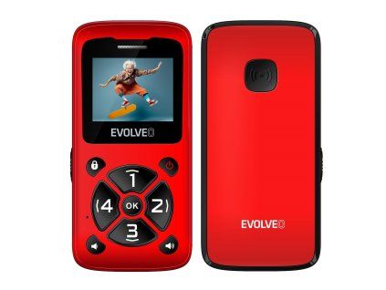 evolveo easyphone id cerveny ien539732