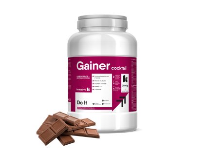 Gainer Koktail 2500 g/63 dávok (Varianta čokoláda)