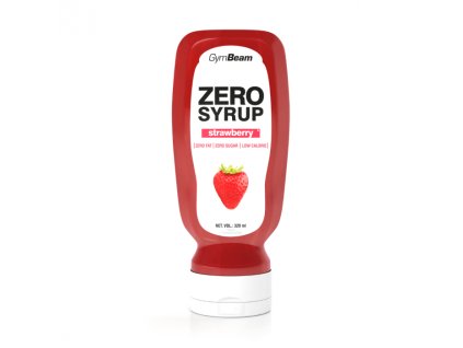 zero syrup strawberry 320 ml gymbeam