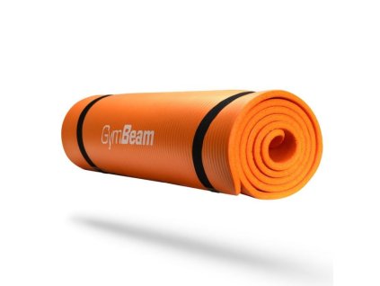 yoga mat orange angle