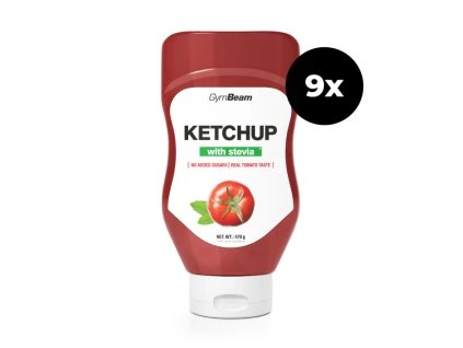 ketchup with stevia 9x470 g gymbeam