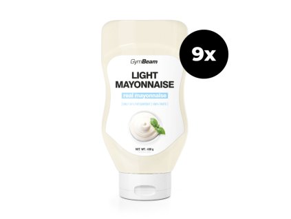 light mayonnaise 9x430 g gymbeam