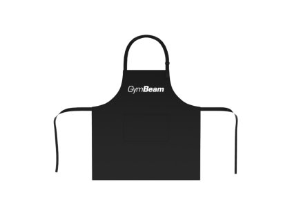 kitchen apron black gymbeam