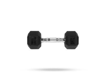 hexagonal dumbell 3kg black