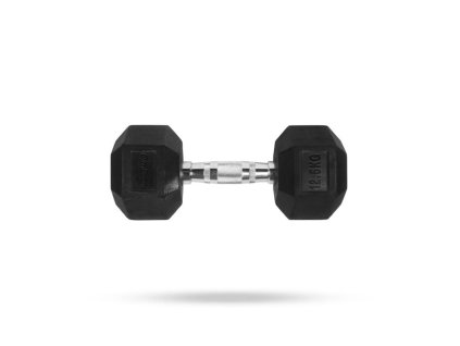hexagonal dumbell 12 5kg black