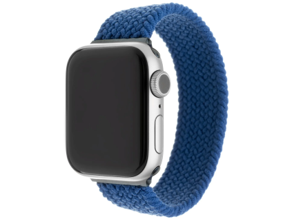 elasticky nylonovy reminek fixed nylon strap pro apple watch 38 40 41mm velikost l modry ien433964