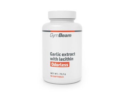 garlic extract with lecithin 90 softgels gymbeam 1