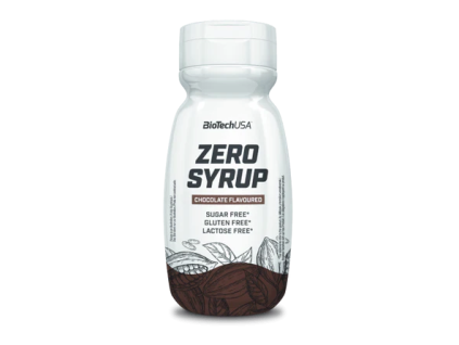 BioTech Zero Syrup 320 ml chocolate (Príchuť čokoláda)