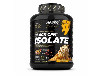 Amix Black Line Black CFM Isolate 2000 g salted caramel ice cream (Príchuť slaný karamel)