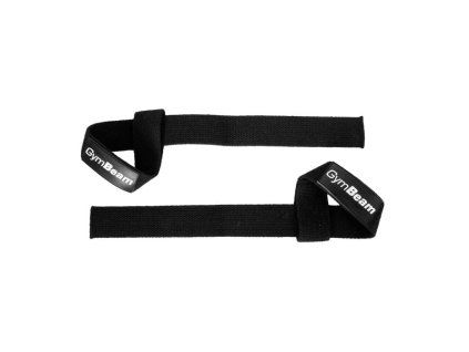 essential lifting straps black gymbeam 1