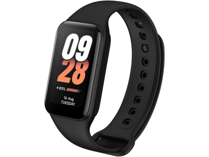 silikonovy reminek fixed silicone strap pro xiaomi smart band 8 active cerny ien529846