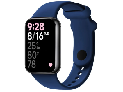 silikonovy reminek fixed silicone strap pro xiaomi smart band 8 pro modry ien529850