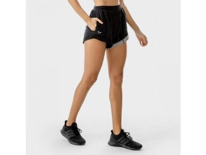 Dámske šortky Lab Black Titanium - SQUATWOLF (Veľkosť M)