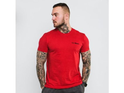 Tričko Basic Cherry Red - GymBeam (Veľkosť XXL)