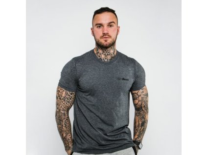 Tričko Basic Dark Grey - GymBeam (Veľkosť XXL)