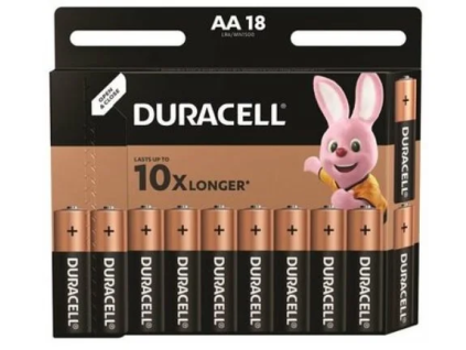 duracell basic alkalicka baterie 18 ks aa ien390140