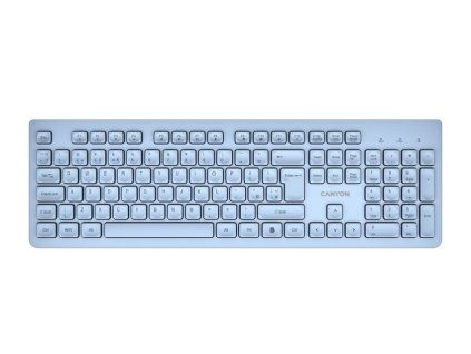 canyon klavesnice hkb w01 cs modra ien557626