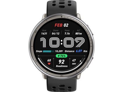 amazfit active 2 silikonovy naramek cerna image1 big ies89103490