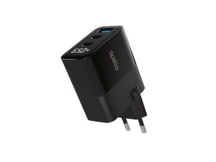 spello forceboost display gan 65w wall charger sa65 cerna ien553171