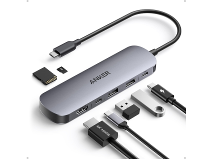 357437 dokovaci stanice 7v1 anker 100w 2xusb c 2xusb 1xhdmi sd microsd ien567947