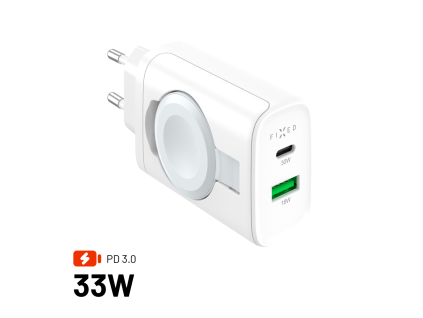 sitova nabijecka fixed power socket s usb a a usb c apple watch 33w bila ien578608