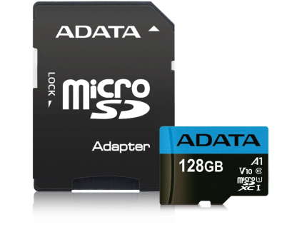 adata premier microsdxc 128gb uhs i class10 a1 85 25mb s sd adapter ien295444