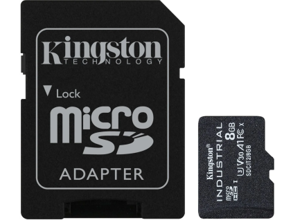 kingston microsdhc 8gb industrial sd adapter ien390911