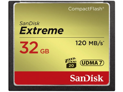sandisk extreme compactflash 32gb 120mb s ien395404