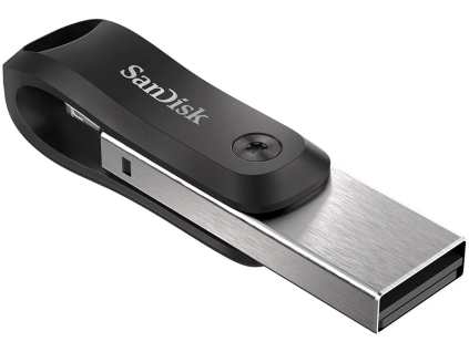 sandisk ixpand flash drive go 128gb usb a lightning ien444183