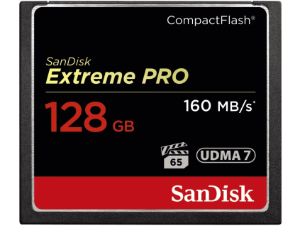 sandisk extreme pro compact flash 128gb 160mb s ien444238