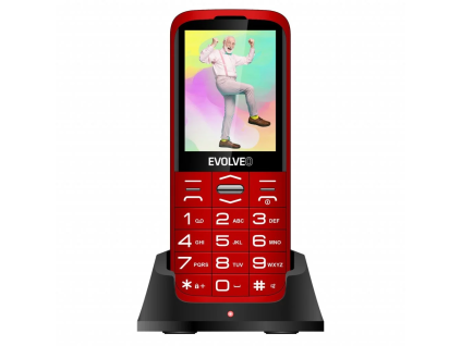evolveo easyphone xo cerveny ien502614