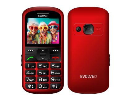 evolveo easyphone xs cerveny ien555287