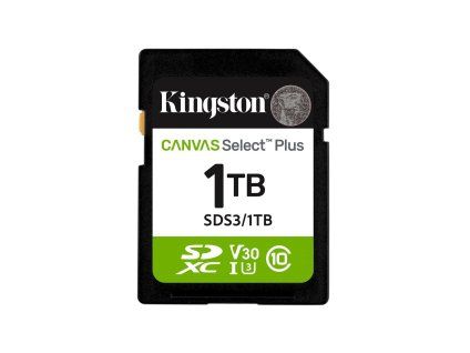 329456 kingston sdxc 1tb canvas select plus gen 3 ien557366