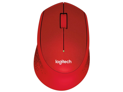 logitech wireless m330 silent plus cervena ien254108