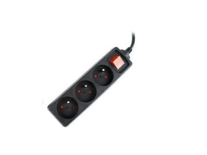 gembird prodluzovacka 3fr 10a c14 0 6m cerna ig465704
