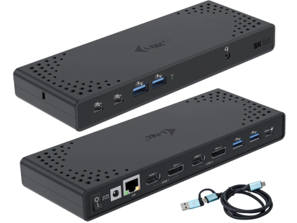 i tec usb 3 0 usb c thunderbolt dual display docking station pd 100w ien500192