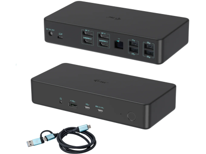 i tec usb professional dual display docking station ien502077