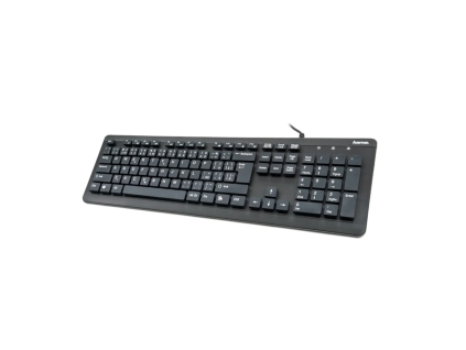 hama vodeodolna klavesnice kc 600 kabelova cerna ien517843
