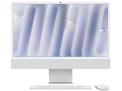 apple imac 24 m4 chip 10core cpu 10core gpu 16gb 256gb ssd silver ien532800