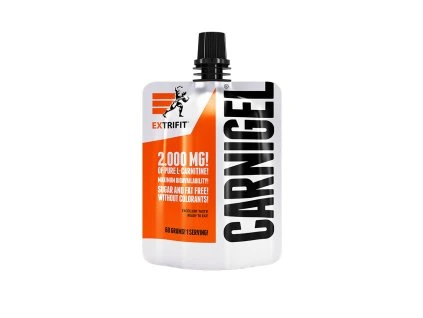 Extrifit Carnigel 60 g orange (Příchuť pomeranč)