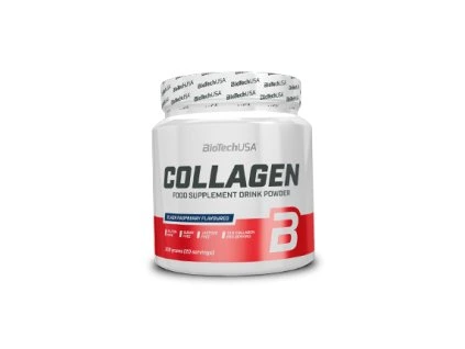 BioTech Collagen 300 g black raspberry (Příchuť malina)