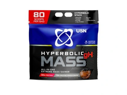 USN Hyperbolic Mass gH 6000 g čokoláda (Příchuť čokoláda)