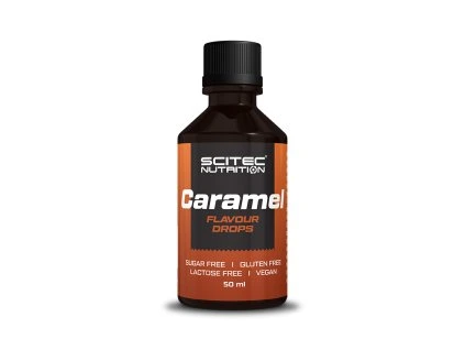 Scitec Nutrition Flavour Drops 50 ml caramel (Příchuť karamel)