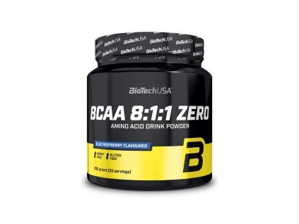 BioTech BCAA 8:1:1 Zero 250 g blue raspberry (Příchuť modrá malina)