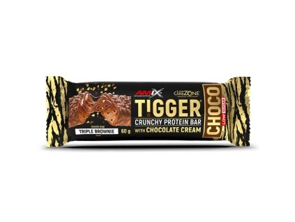 Amix Tigger Zero CHOCO Protein Bar 60 g triple brownie (Příchuť brownie)