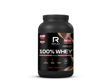 Reflex 100% Whey 720 g chocolate (Příchuť čokoláda)