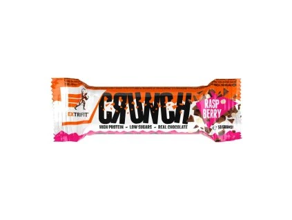 Extrifit Protein Bar Crunch 50 g raspberry (Příchuť malina)
